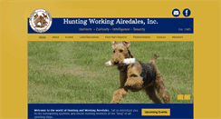 Desktop Screenshot of huntingworkingairedales.com